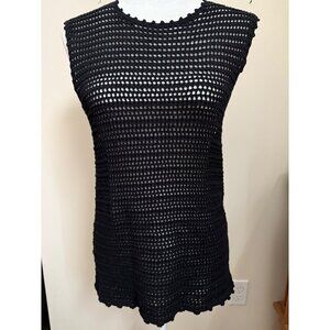 Wilfred Aritzia Black Peek Top Still on Site Size Medium